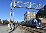 Amtrak Train # 527 departing Oakland Jack London Square 